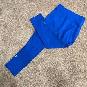 Blue Lululemon leggings